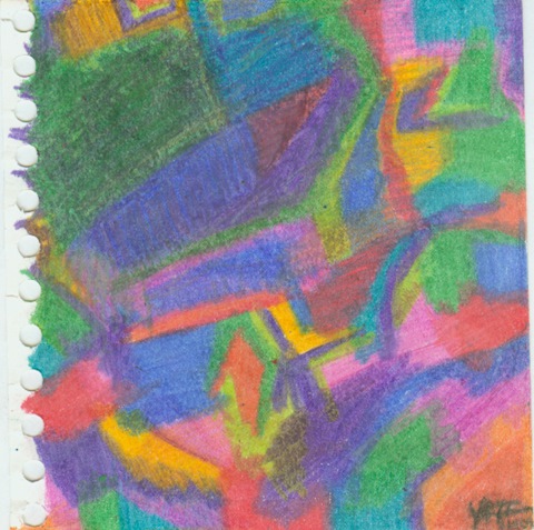 Abstract, Crayon