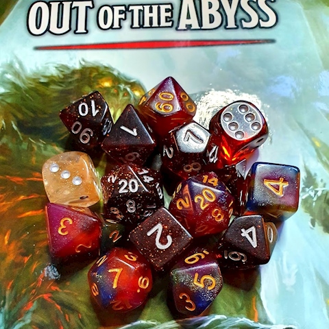 Out of the Abyss with some of my favourite dice