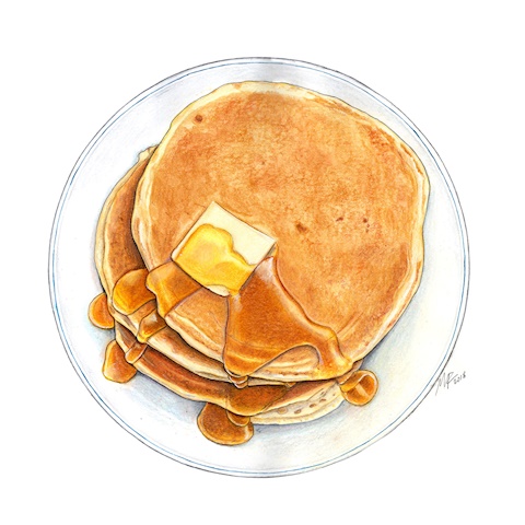 Pancakes, Syrup and Butter