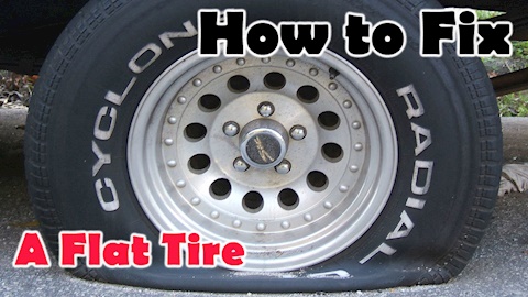 How to fix a flat tire