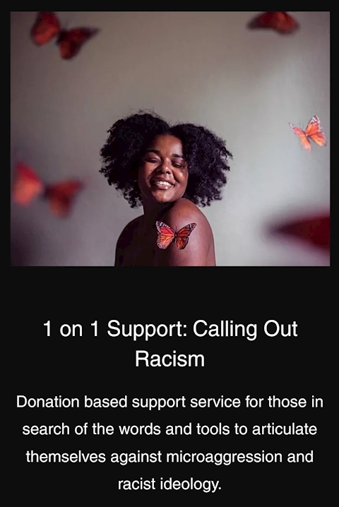 1 on 1 Support: Calling Out Racism