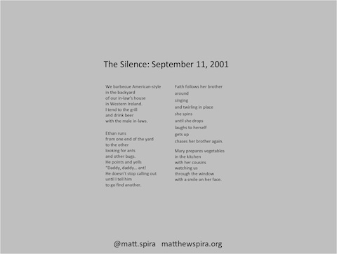 The Silence: September, 2001