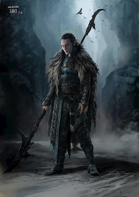 Next project: Loki Ragnarok Concept Art