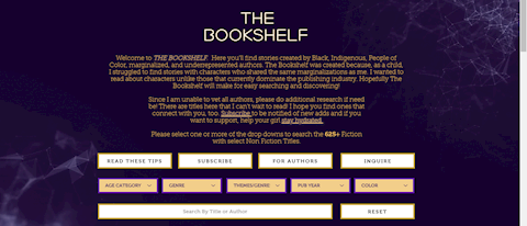 The Bookshelf Page