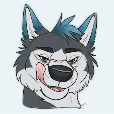 Gus headshot colored sketch