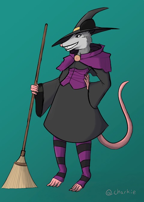 Commission - Possum Witch