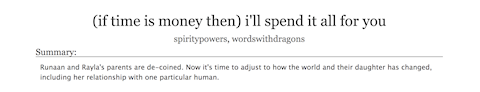 One of the fics I am currently writing