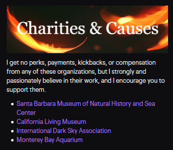 New Charities & Causes Panel