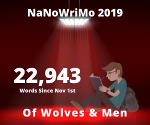 My Current NaNoWriMo Progress Nov. 12 2019
