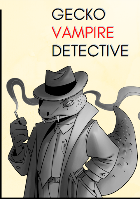 Neuestes TinyRPG: Gecko Vampire Detective