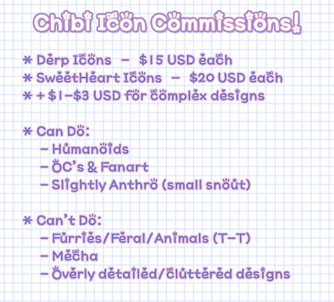 Chibi Icon Commission Info!
