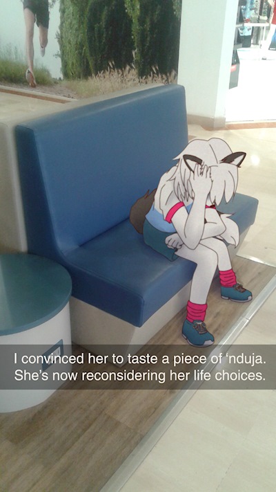 [FAN ART] - A husky girl after trying 'nduja