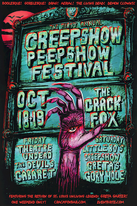 Creepshow Peepshow Festival Poster