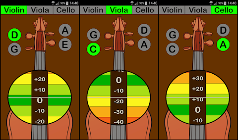 Working on our #Violin #Viola #Cello Tuner #App