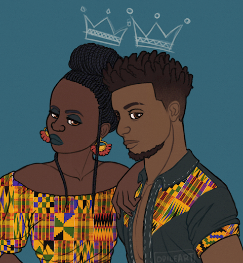 King and Queen: February 2020 Portrait Challenge