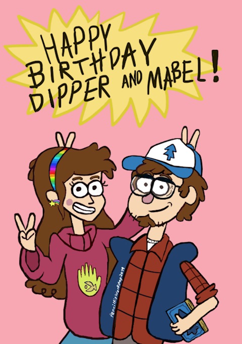 Happy Birthday Dipper And Mabel