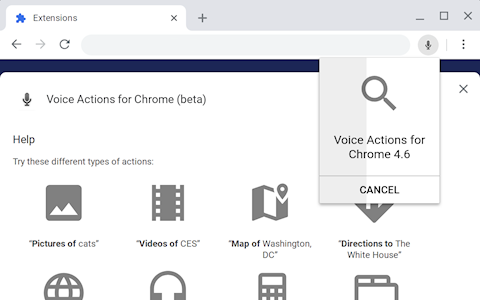 Voice Actions for Chrome v4.6