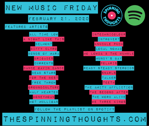 SPOTIFY NEW MUSIC FRIDAY: FEBRUARY 21, 2020