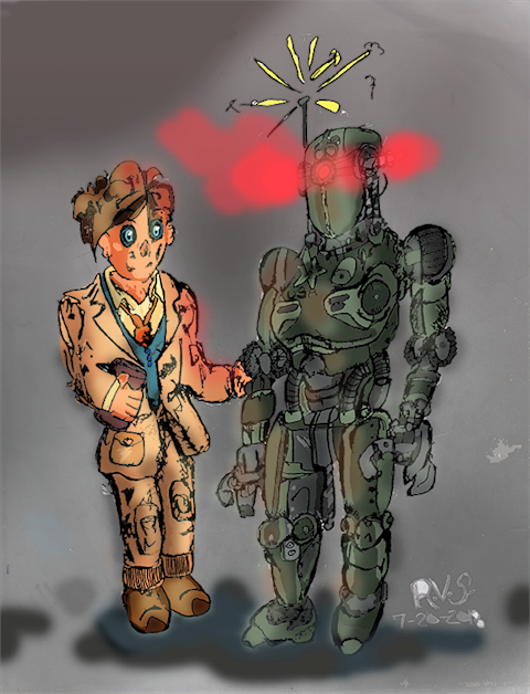 Daisy & K-L-30 from Fallout 4