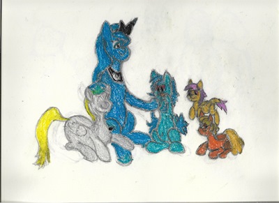 Luna's Silly Creche Discord group (Oil/Wax pastel)