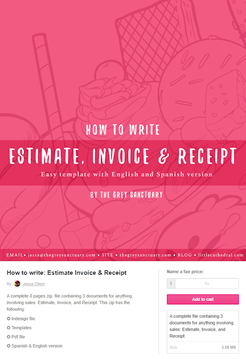 How to Write: Estimate, Invoice & Receipt