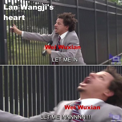 This sums up Wei Wuxian in the Untamed