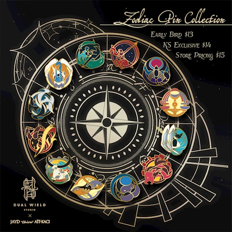 Zodiac Pin Collection (Kickstarter)
