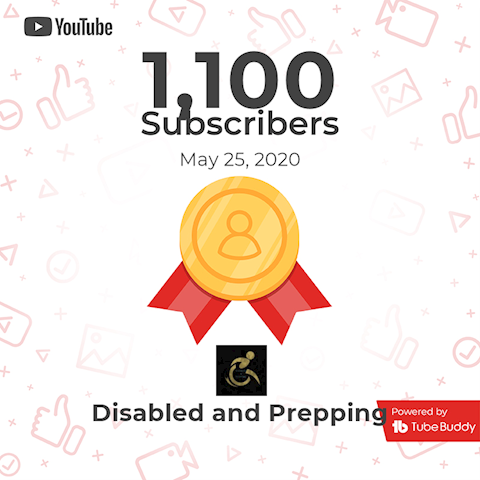 Thank you subscribers!