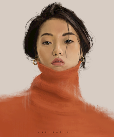 Random Asian Model from Pinterest
