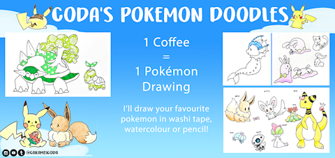 Coffee for a Pokémon Doodle~