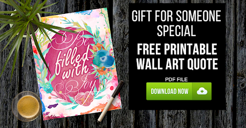 Grab your gift Free Printable Wall Art Quote