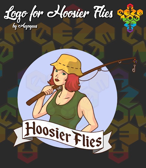 Store Sign for Hoosier Flies
