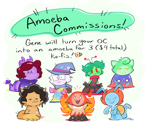 Amoeba commissions open again!