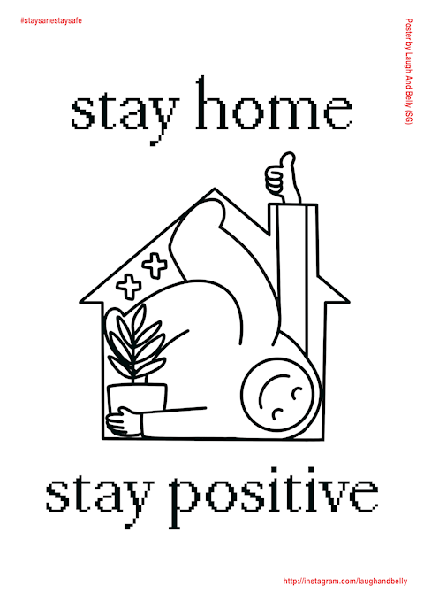 Stay Home Stay Positive