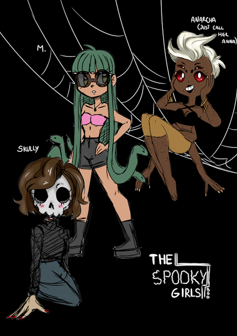 The spooky girls