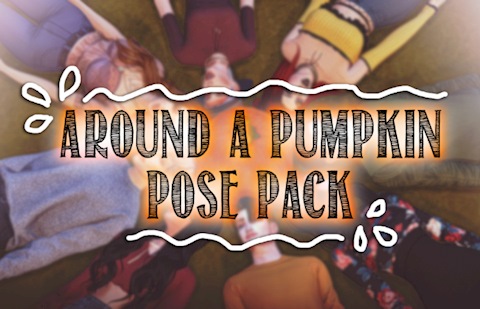 Around a Pumpkin Pose Pack Cover 
